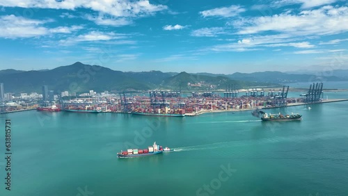 Wallpaper Mural Yantian Port Container Port in Shenzhen Torontodigital.ca