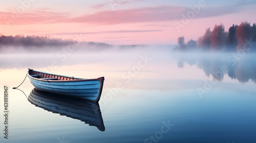 Tranquil Reflections: Mindfulness by the Lakeside, generative AI  © Konrad