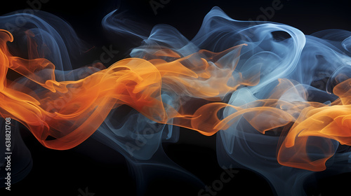 Colorful ink in water effect