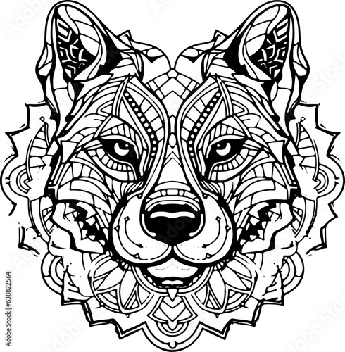 Coloring Page - Malbuch Hunde