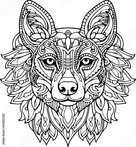 Coloring Page - Malbuch Hunde