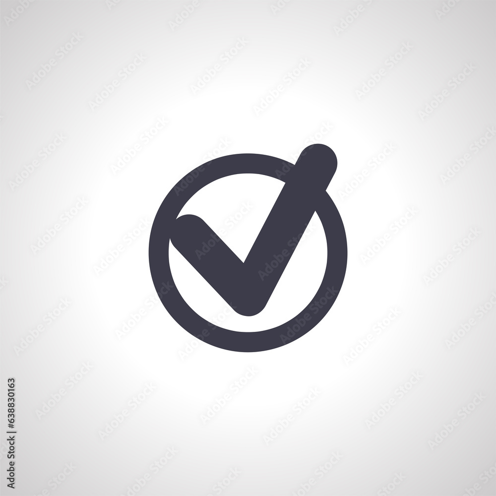 Check symbol icon. check mark icon Check symbol icon. check mark icon