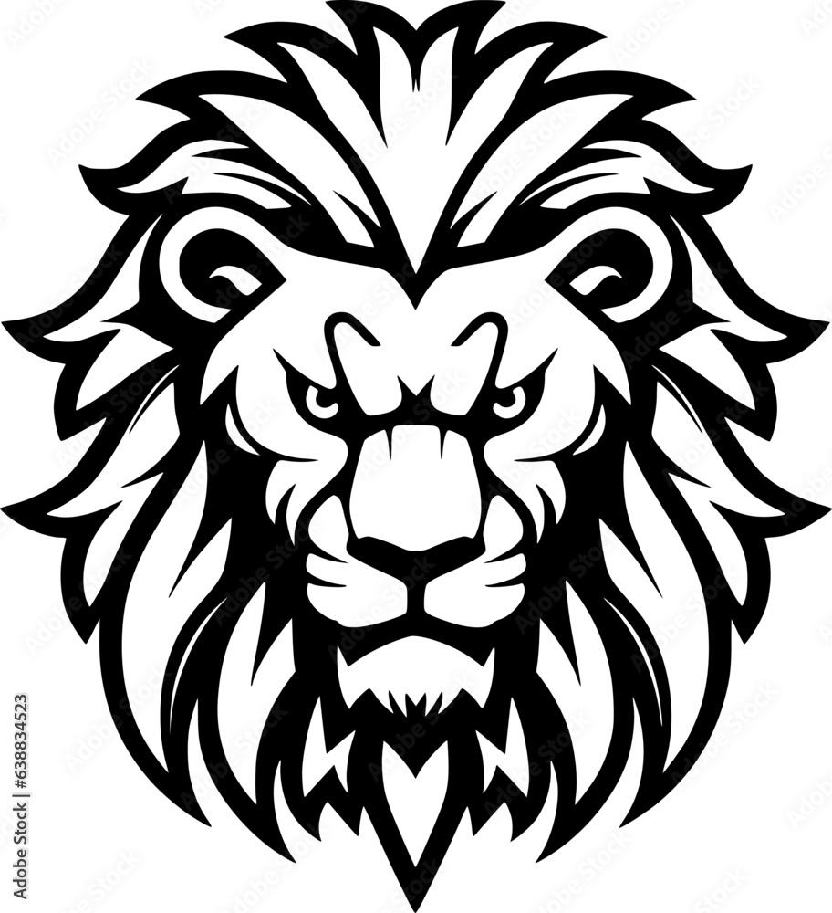 Fototapeta premium Lion - High Quality Vector Logo - Vector illustration ideal for T-shirt graphic
