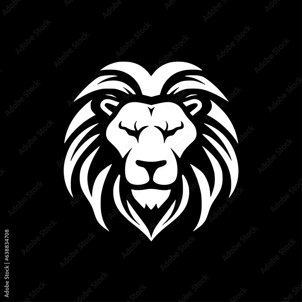 Lion | Minimalist and Simple Silhouette - Vector illustration Lion | Minimalist and Simple Silhouette - Vector illustration