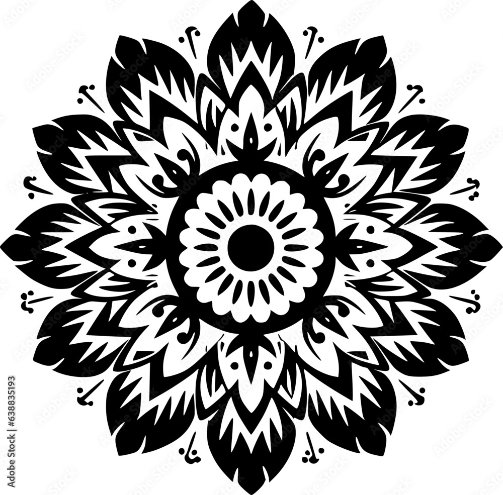 Mandala | Minimalist and Simple Silhouette - Vector illustration Mandala | Minimalist and Simple Silhouette - Vector illustration