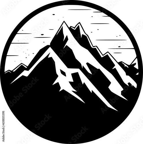 Mountain - High Quality Vector Logo - Vector illustration ideal for T-shirt graphic
