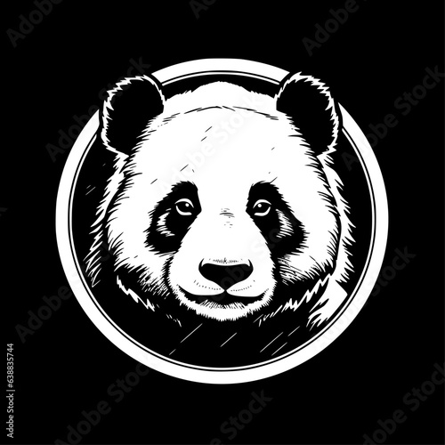 Panda - High Quality Vector Logo - Vector illustration ideal for T-shirt graphic