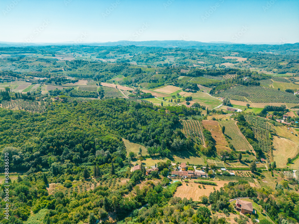 Tuscany landscape of Italy