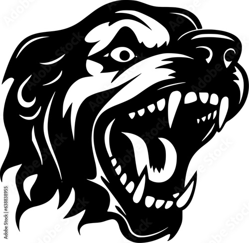 Dog - High Quality Vector Logo - Vector illustration ideal for T-shirt graphic