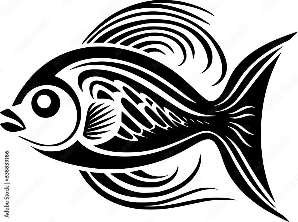 Fish - High Quality Vector Logo - Vector illustration ideal for T-shirt graphic Fish - High Quality Vector Logo - Vector illustration ideal for T-shirt graphic