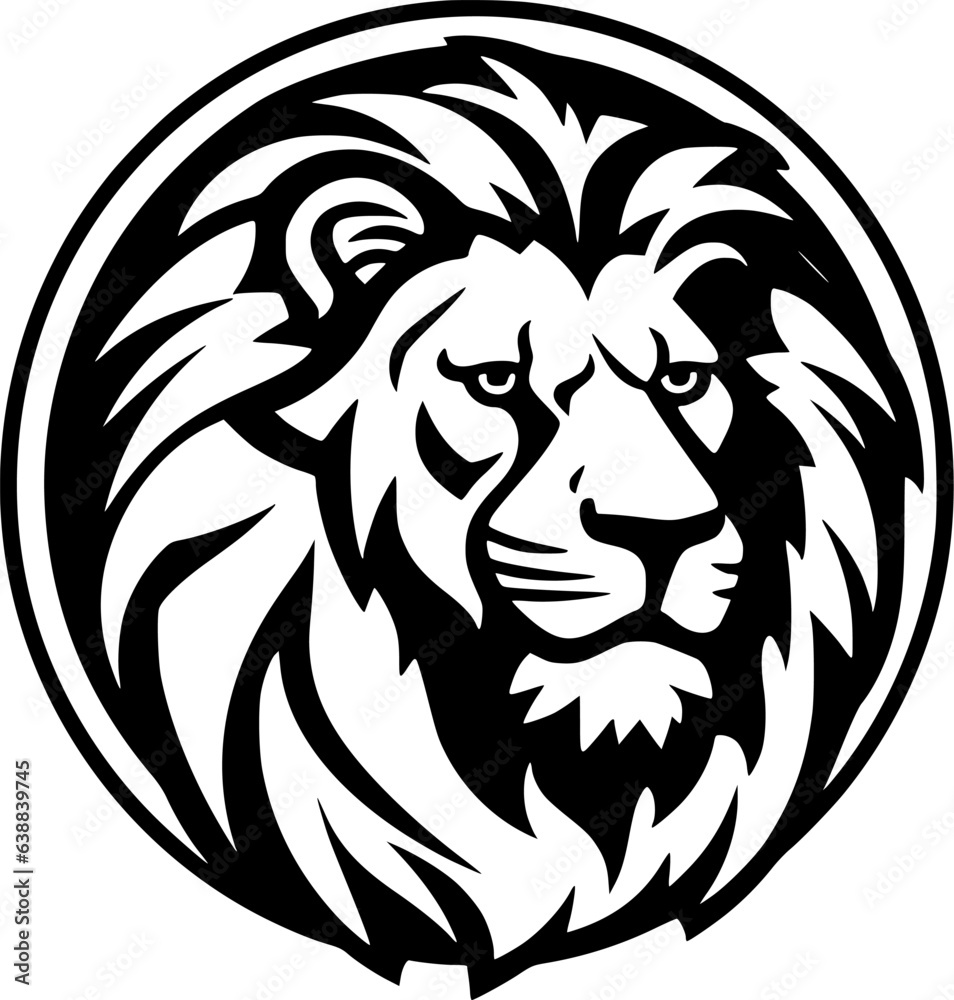 Fototapeta premium Lion - High Quality Vector Logo - Vector illustration ideal for T-shirt graphic