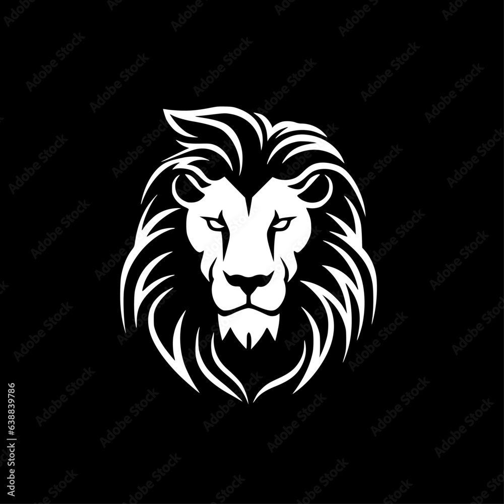 Lion | Minimalist and Simple Silhouette - Vector illustration Lion | Minimalist and Simple Silhouette - Vector illustration