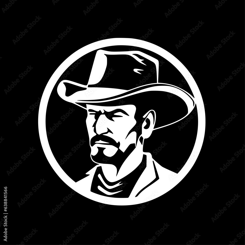 Western - High Quality Vector Logo - Vector illustration ideal for T-shirt graphic