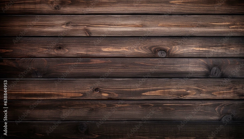 Dark stained wood boards with grain and texture, Wooden background Dark stained wood boards with grain and texture, Wooden background