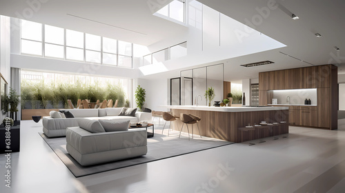 Fotografie, Tablou Revel in the architectural genius of this minimalist home