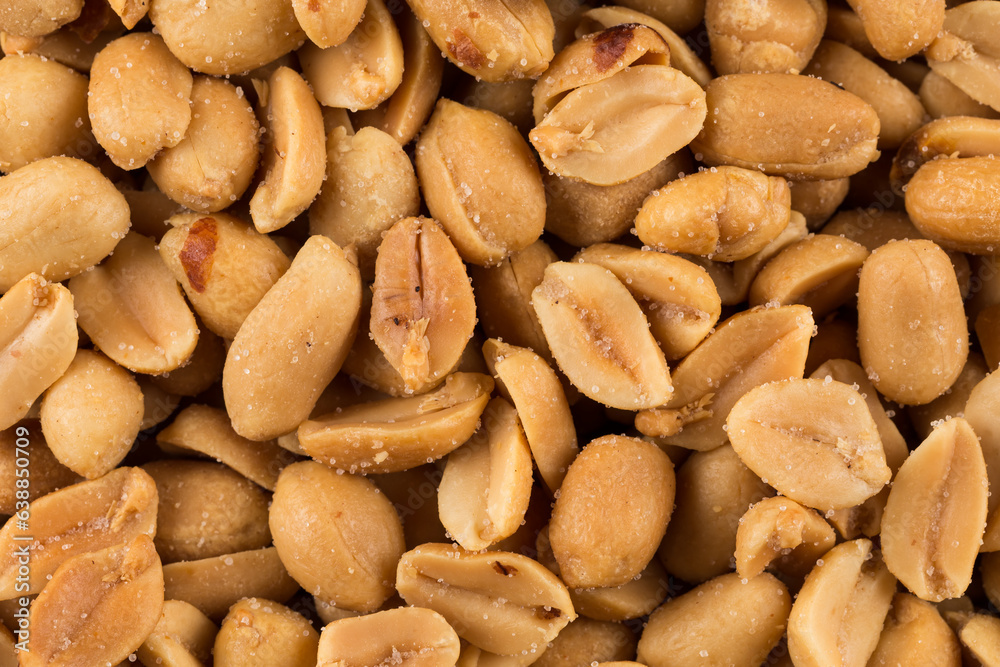 large amount of peeled salted peanuts large amount of peeled salted peanuts