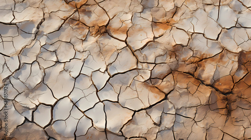 a dry and cracked landscape during a severe drought