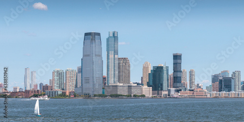 Downtown Jersey City skyline, New Jersey, USA