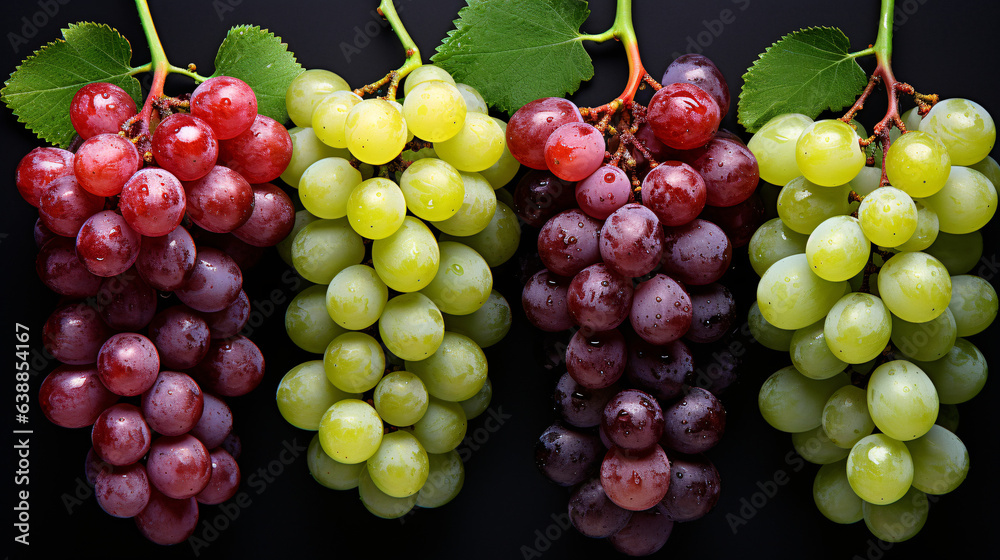 red and green grapes baclground