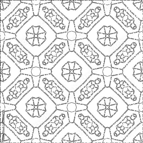 White background with black Dashes lines. Plain background with  simpe pattern. Black and white color. Abstract background for web page, textures, card, poster, fabric, textile.