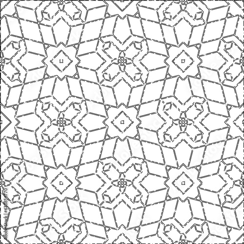 White background with black Dashes lines. Plain background with  simpe pattern. Black and white color. Abstract background for web page, textures, card, poster, fabric, textile.