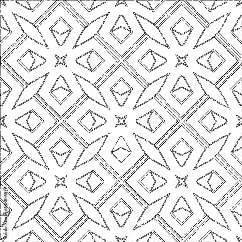 White background with black Dashes lines. Plain background with  simpe pattern. Black and white color. Abstract background for web page, textures, card, poster, fabric, textile.