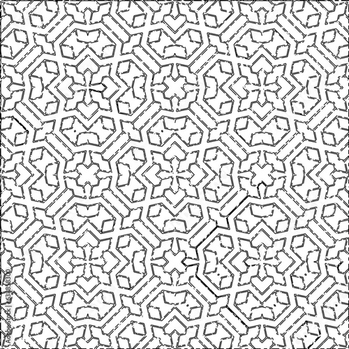 White background with black Dashes lines. Plain background with  simpe pattern. Black and white color. Abstract background for web page, textures, card, poster, fabric, textile.
