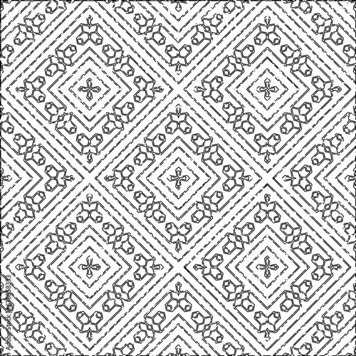 White background with black Dashes lines. Plain background with  simpe pattern. Black and white color. Abstract background for web page, textures, card, poster, fabric, textile.