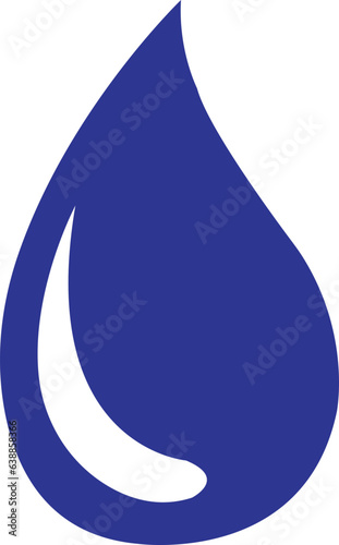 blue Water drop shape icon. Water or rain drops shape icon. Blood or oil drop. Plumbing logo. Flat style outline. glossy water drops isolated on white background.