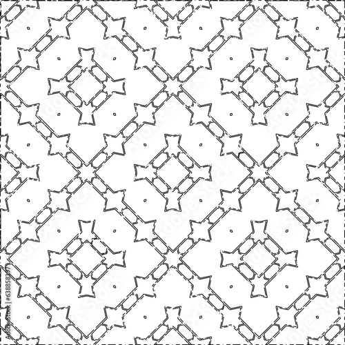 White background with black Dashes lines. Plain background with  simpe pattern. Black and white color. Abstract background for web page, textures, card, poster, fabric, textile.