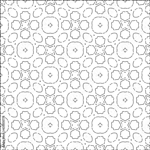 White background with black Dashes lines. Plain background with  simpe pattern. Black and white color. Abstract background for web page, textures, card, poster, fabric, textile.