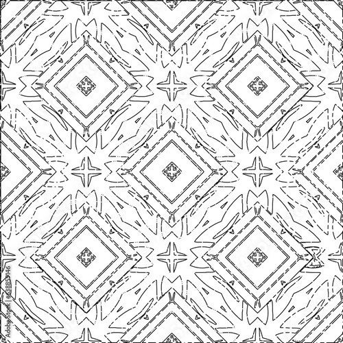 White background with black Dashes lines. Plain background with  simpe pattern. Black and white color. Abstract background for web page, textures, card, poster, fabric, textile.