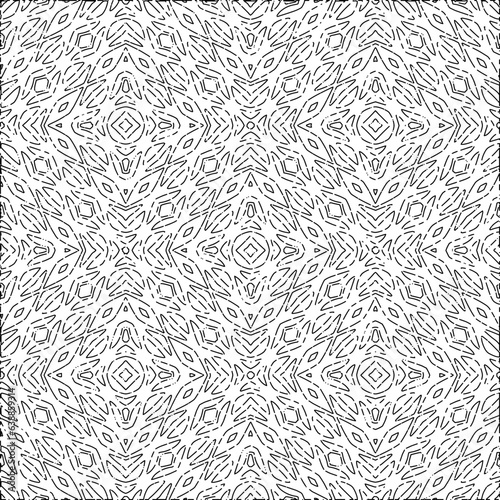 White background with black Dashes lines. Plain background with  simpe pattern. Black and white color. Abstract background for web page, textures, card, poster, fabric, textile.