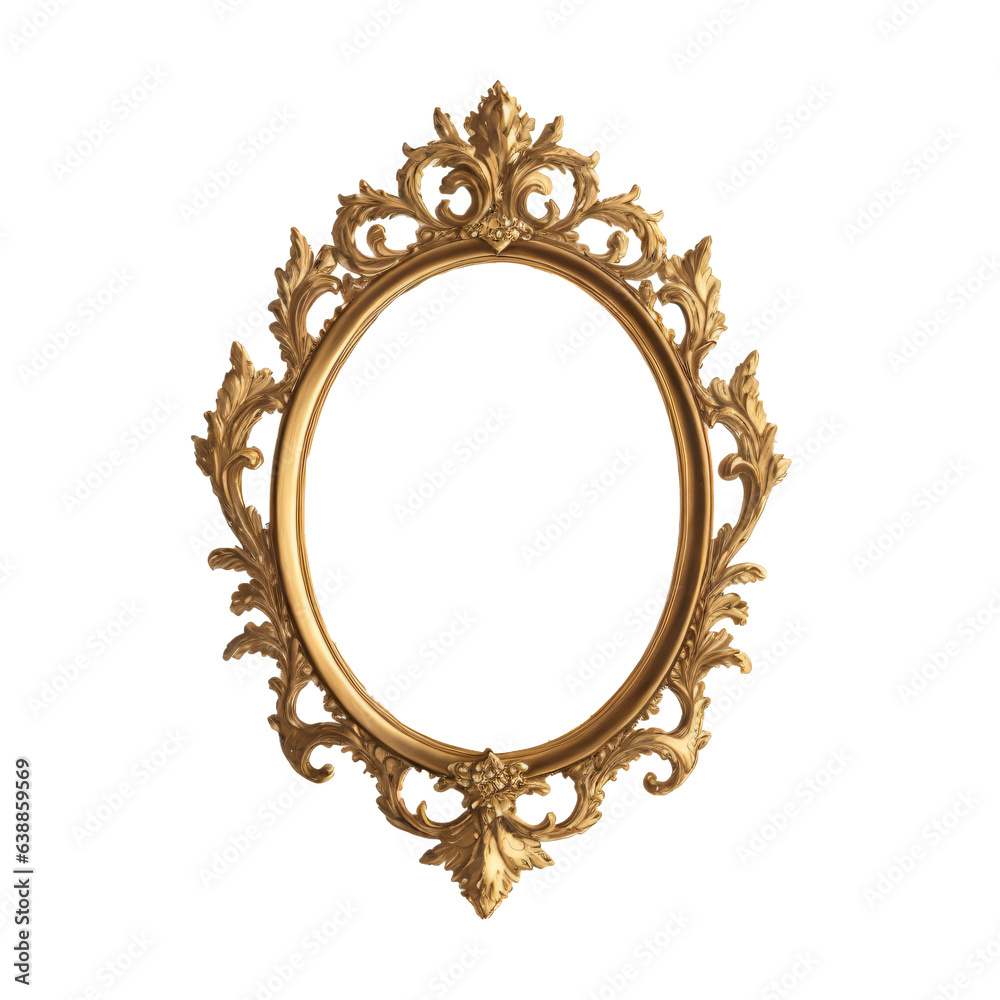 Antique Gold Frames Clipart - Rococo and Baroque Vintage Clip Art ...