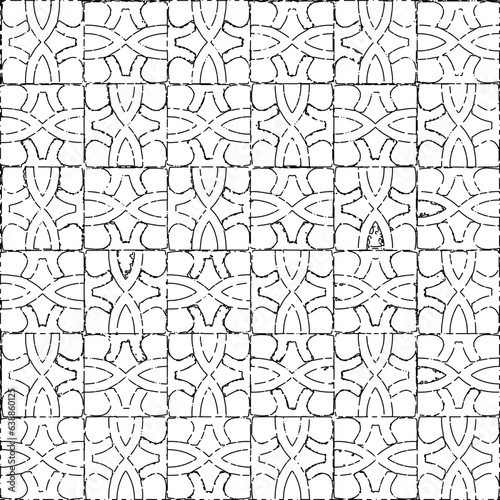 White background with black Dashes lines. Plain background with  simpe pattern. Black and white color. Abstract background for web page, textures, card, poster, fabric, textile.