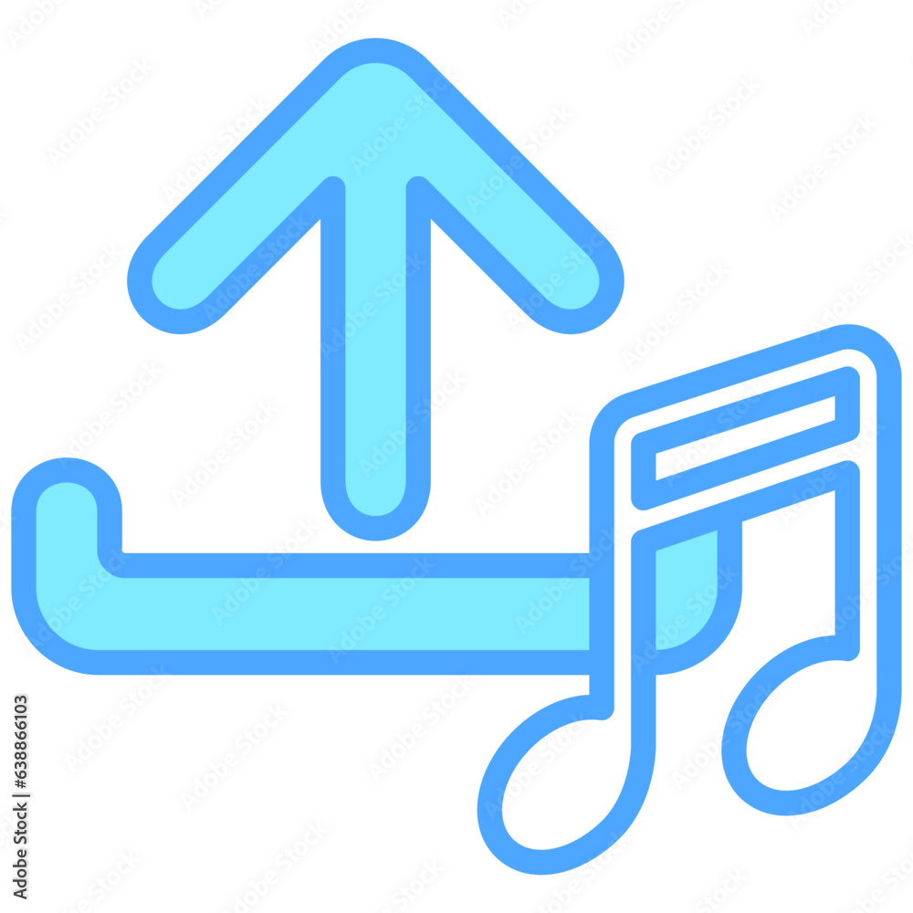 uploading icon often used in design, websites, or applications, banner, flyer to convey specific concepts related to music and multimedia uploading icon often used in design, websites, or applications, banner, flyer to convey specific concepts related to music and multimedia