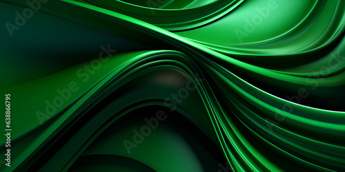 abstract green background Vibrant Green Waves Abstract Abstract Green Waveform Illustration