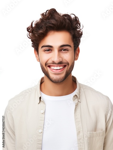 Attractive young man wearin...