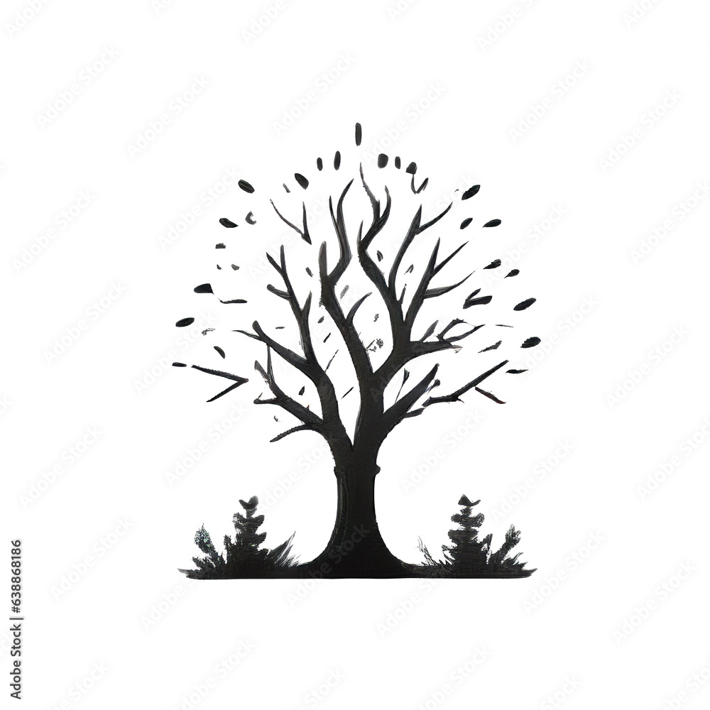 Naklejka premium Tree of Life Contour : The One