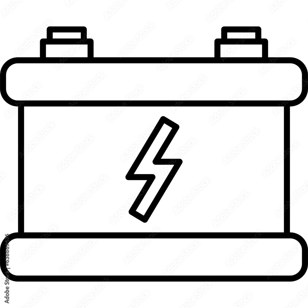 Car Battery Icon Car Battery Icon