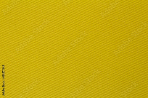 Yellow fabric background. Yellow textile texture