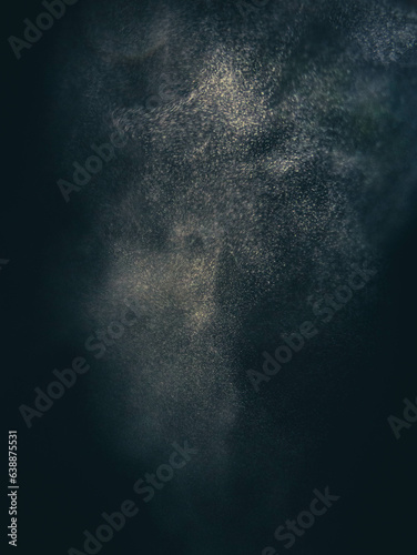 steam of cold breath - aerosols backround