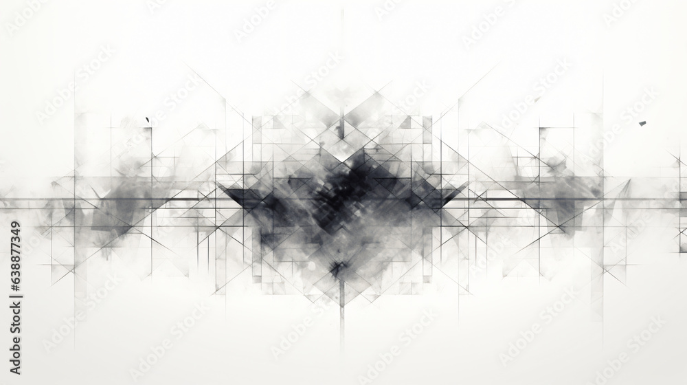 Simple yet extravagant watermark featuring genuine geometric shapes in ...