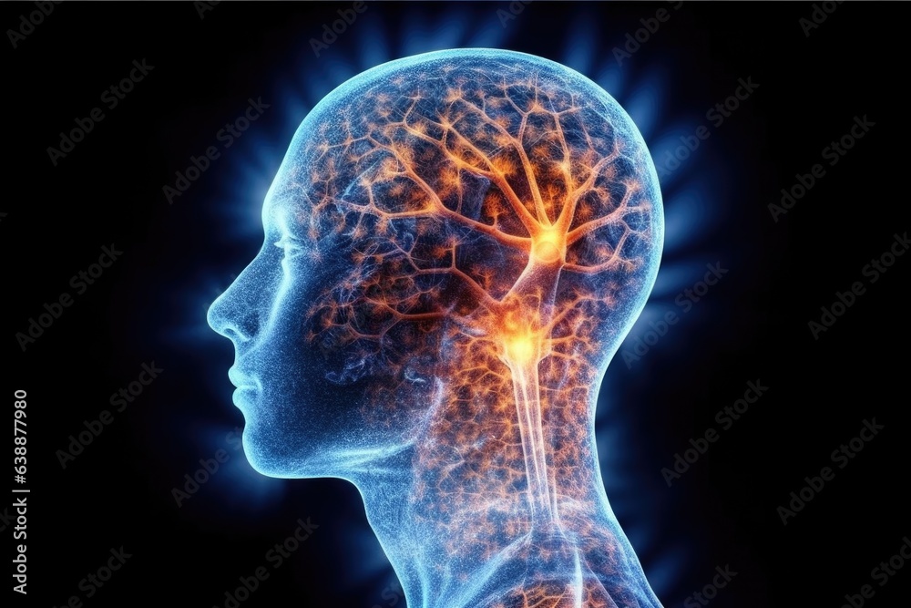 Concept of Artificial Intelligence and Network. Human communication in new dimension. Concept of Artificial Intelligence and Network. Human communication in new dimension.