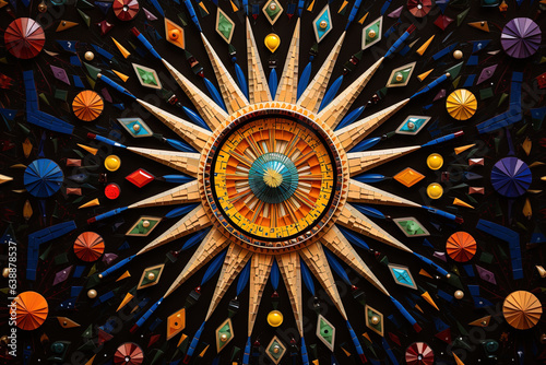 Kaleidoscope-inspired art, framed memories to create an innovative visual tapestry