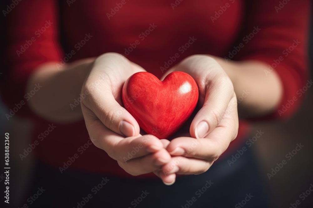love, care and woman with heart on hand for happiness in marriage or relationship love, care and woman with heart on hand for happiness in marriage or relationship