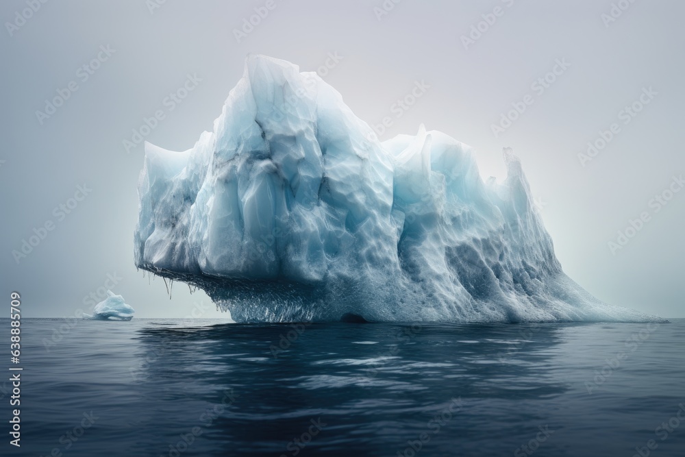 Iceberg's Majestic Glide. Poster. Generativ ai. Iceberg's Majestic Glide. Poster. Generativ ai.