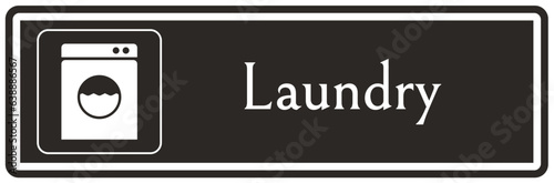 Laundry room sign and labels