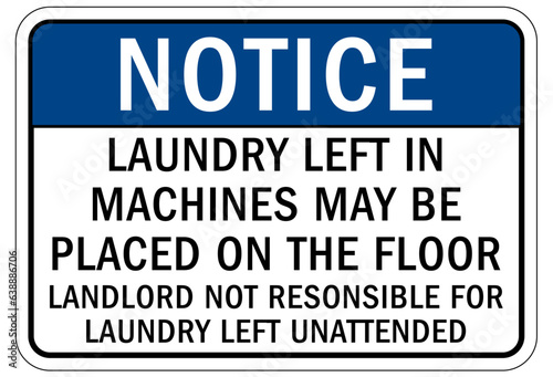 Laundry room sign and labels