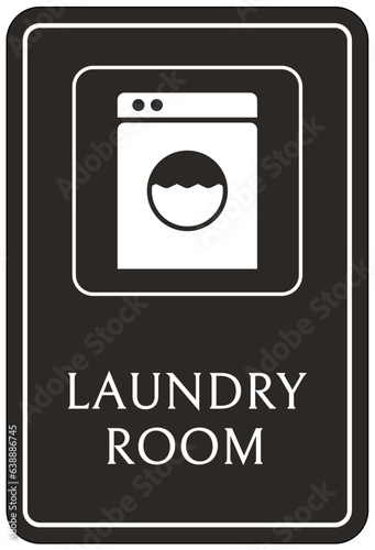 Laundry room sign and labels